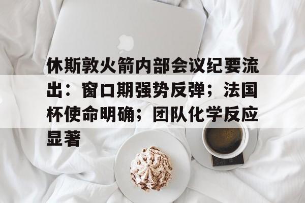Kaiyun平台账号登录关于休斯敦火箭内部会议纪要流出：窗口期强势反弹；法国杯使命明确；团队化学反应显著的信息